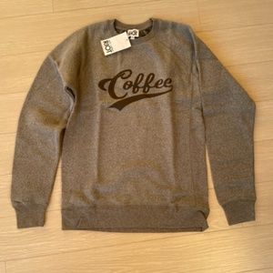 Women's Fleece "Coffee" Sweatshirt by riot - NWT (size XS)